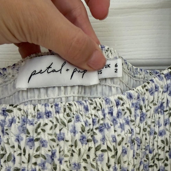 Petal & Pup Long Sleeve Floral Dress - Picture 4 of 4